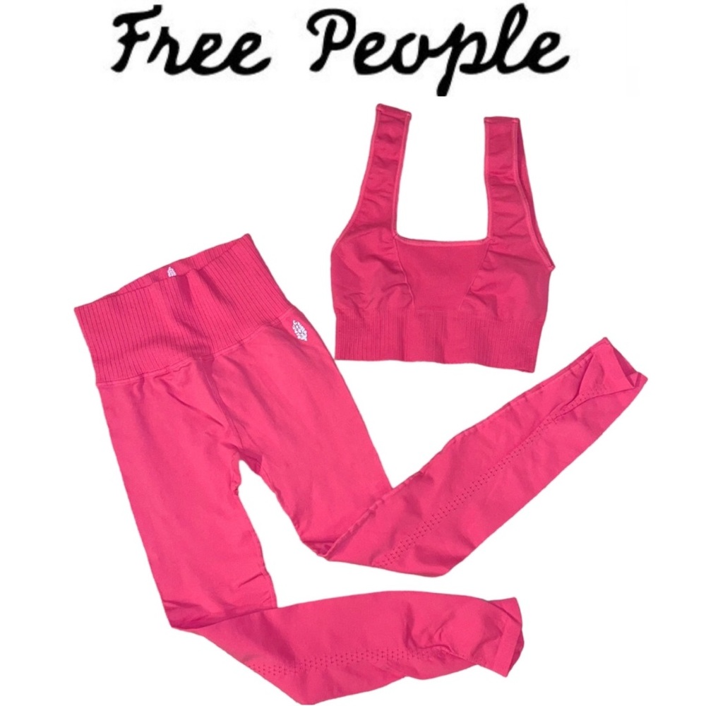 NEW Free People Movement Good Karma Bra Top & Leggings [Set]
